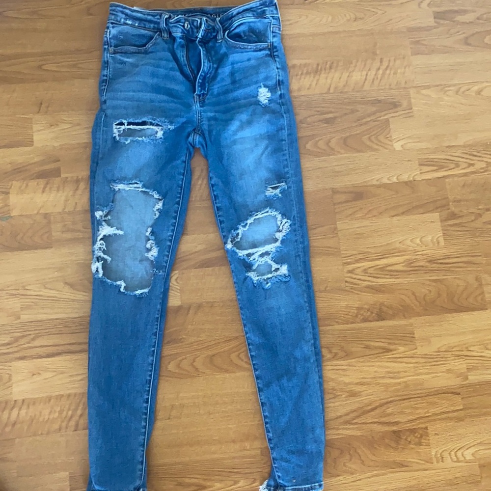 American eagle super high rise jegging